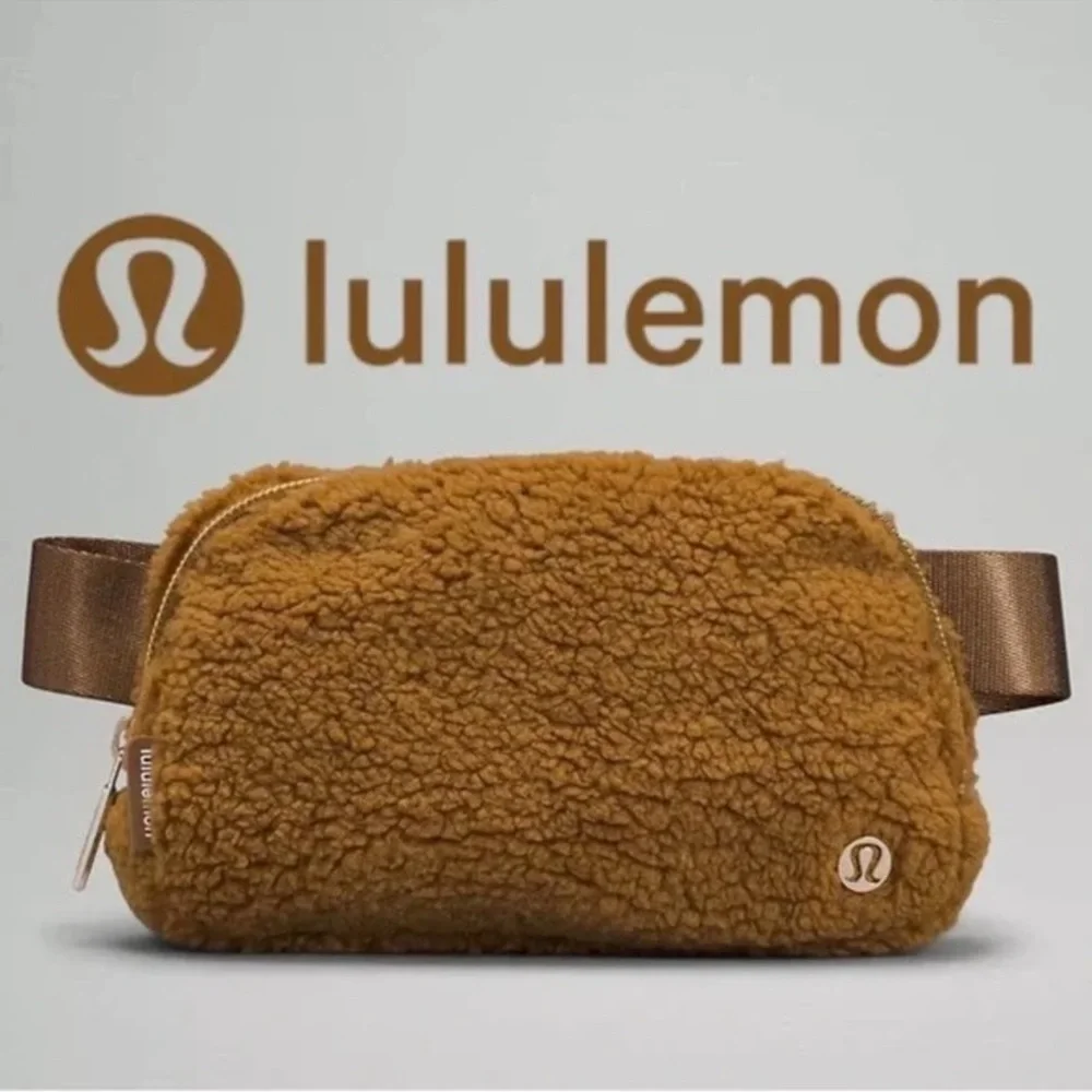 lululemon athletica Brown Sherpa Belt Bag